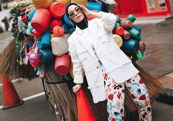 Hijabers Tampil Kece Pakai Celana Bermotif. Sontek 5 Inspirasinya dari Selebgram Ini!