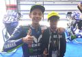 Bocah 'Komentator GP' asal NTT Akhirnya Ketemu Valentino Rossi, Sampai Nangis Pas Idolanya Jatuh