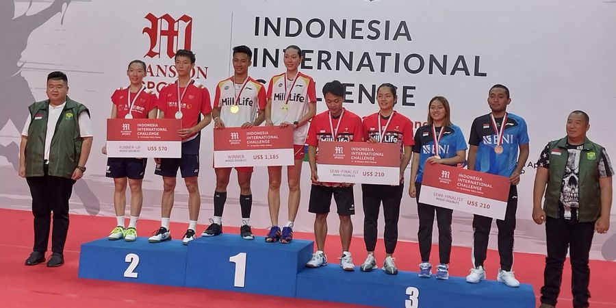 Indonesia International Challenge 2022 - Dejan/Gloria Sukses Quattrick Gelar meski Bermain Kurang Nyaman