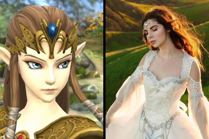 Wedding dress inspired by The Legends of Zelda