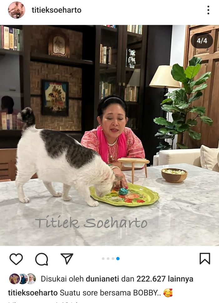 Titiek Soeharto di rumah Prabowo
