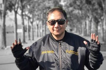 Alm Arief usia 55th yang wafat Ahad 26 Juli 2020, pemilik Bumbu Desa, salah satu Owner Kampung Sampireun, pengelola Le Marly, Bancakan, Alas Daun.