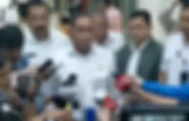 Menteri Pertahanan Ryamizard Ryacudu saat ditemui di Kompleks Parlemen, Senayan, Jakarta, Rabu (23/1/2019)