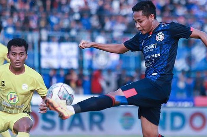 Arema FC melawan Barito Putera di babak delapan besar Piala Presiden 2022 di Stadion Kanjuruhan, Kepanjen, Kabupaten Malang, Sabtu (2/7/2022)