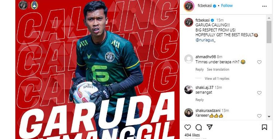 VIDEO - Cuplikan Aksi Kiper Klub Liga 2 Pesaing Ernando Ari di Timnas U-23 Indonesia, Netizen: Ngeri!