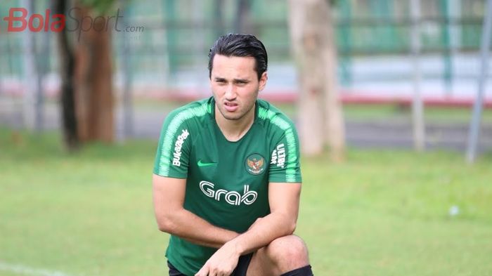 Pemain timnas U-23 Indonesia, Ezra Walian.