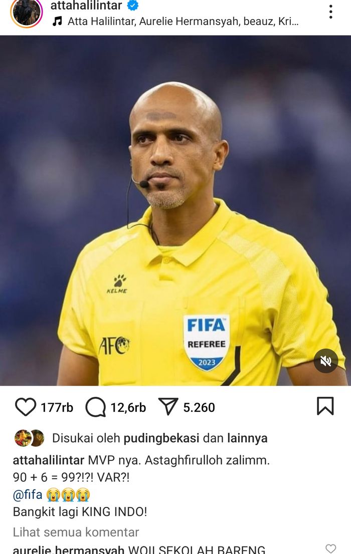 Unggahan Atta Halilintar