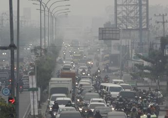 7 Foto Memprihatinkan Kota Pekanbaru yang Diselimuti Kabut Asap. Kualitas Udaranya Berbahaya!