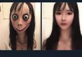 Kok Malah Jadi Cantik? Begini Wujud Momo di 'Momo Challenge' Setelah Diedit Pakai Aplikasi Foto