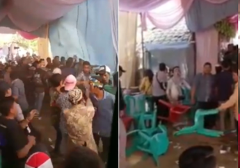 Tamu Undangan Adu Jotos hingga Saling Lempar Kursi di Pesta Pernikahan, Terbongkar Faktor Mencengangkan yang Diduga Jadi Pemicunya