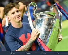 Treble Winner di Tahun Terakhir! Messi Bisa Pecahkan Rekor Legenda Man United