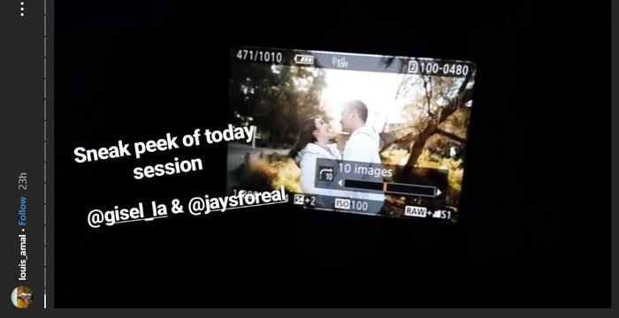 Gisel dan Wijin foto bertatapan mesra