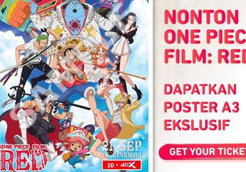 One Piece Film: Red Mulai Tayang di Bioskop, CGV Bagikan Poster Eksklusif Gratis!