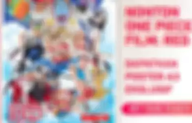 CGV Indonesia bagikan poster eksklusif One Piece Film: Red secara gratis.