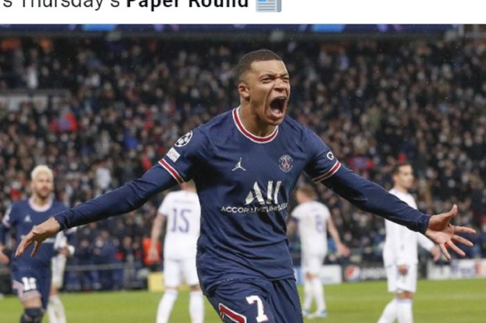 Penyerang Paris Saint-Germain, Kylian Mbappe