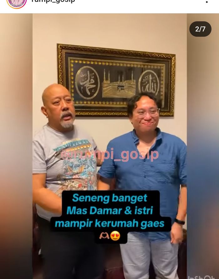 Indro Warkop dan anak Dono Warkop