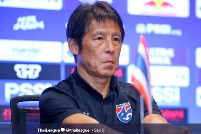 Pelatih timnas Thailand, Akira Nishino.