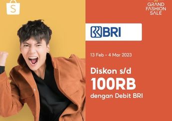 Belanja di Shopee Bayar Pakai BRI, Maybank, dan Bank Mega Ada Diskon Rp100 Ribu, Cek Dulu di Sini!