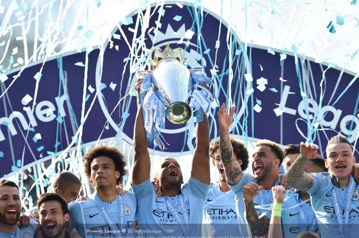 Manchester City juara Liga Inggris 2018-2019.