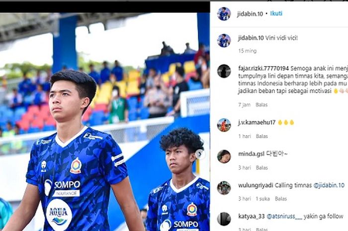 Ji Da-bin, pemain keturunan Korea Selatan di skuat timnas U-16 Indonesia untuk Piala AFF U-16 2022.