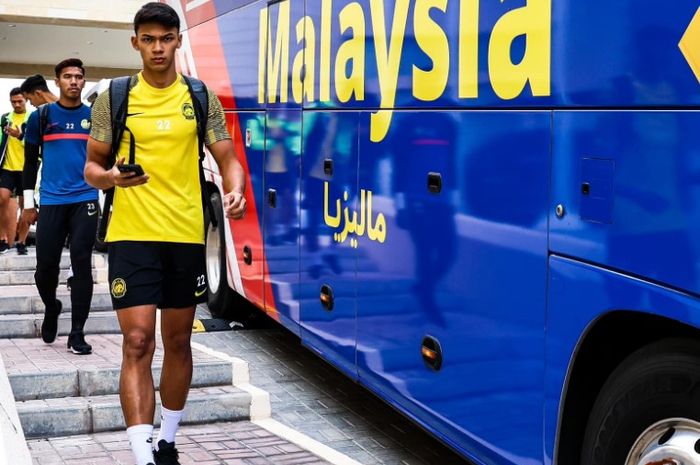 Timnas U-23 Malaysia bersiap menjalani sesi latihan jelang tampil di Piala Asia U-23 2024.