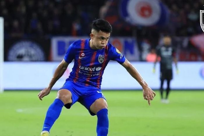 Pemain Timnas Malaysia dan Johor Darul Ta'zim, Arif Aiman Hanapi.