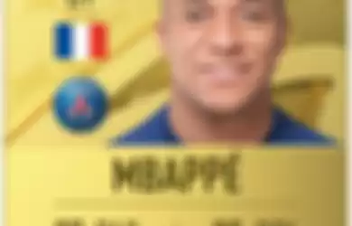 Rating Kylian Mbapper di FIFA 23.