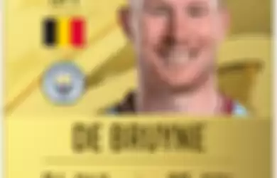 Rating Kevin De Bruyne di FIFA 23.