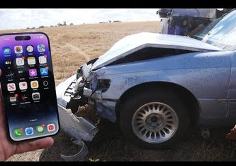 Nekat! Youtuber Uji Fitur Crash Detection iPhone 14 secara Langsung