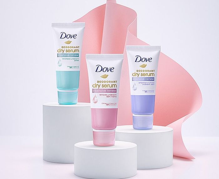 Dove Deodorant Dry Serum.