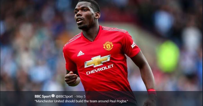 Gelandang Manchester United, Paul Pogba.