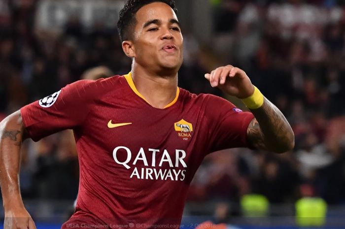 Pemain muda AS Roma asal Belanda, Justin Kluivert.