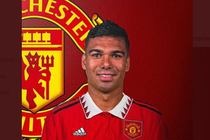 Potret Casemiro, yang dikabarkan sudah mencapai kesepakatan transfer dengan Manchester United.