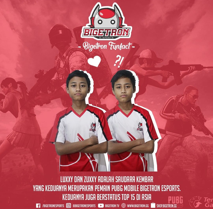 Good and Good Pro Player PUBG Mobile Bigetron eSports team