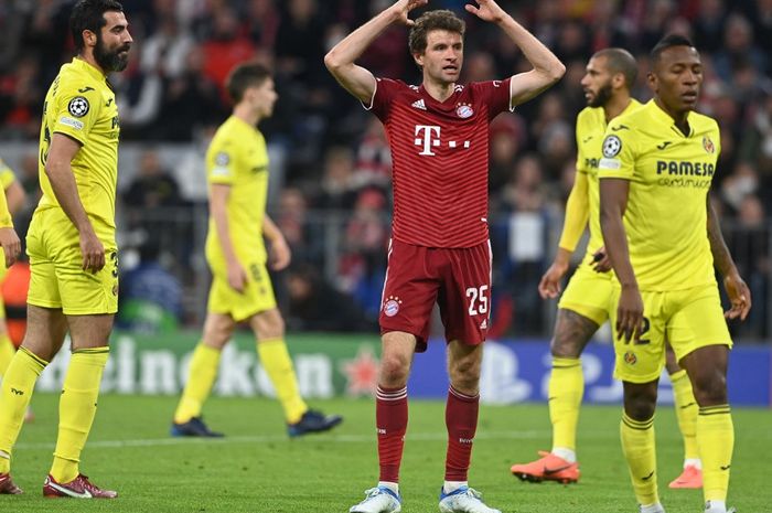 Bayern Muenchen tersingkir dari Liga Champions 2021-2022 usai kalah agregat 1-2 dari Villarreal.