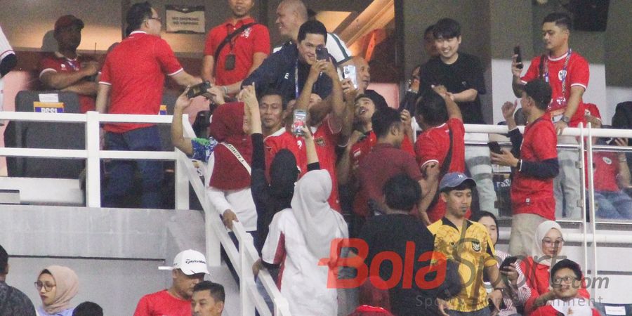 Sambutan Berbeda dari Suporter Timnas U-19 Indonesia Buat Thailand dan Erick Thohir