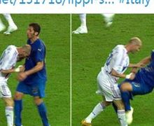 Zidane Soal Tandukan ke Materazzi, Ada Rasa Bangga Tapi Setelah Itu...