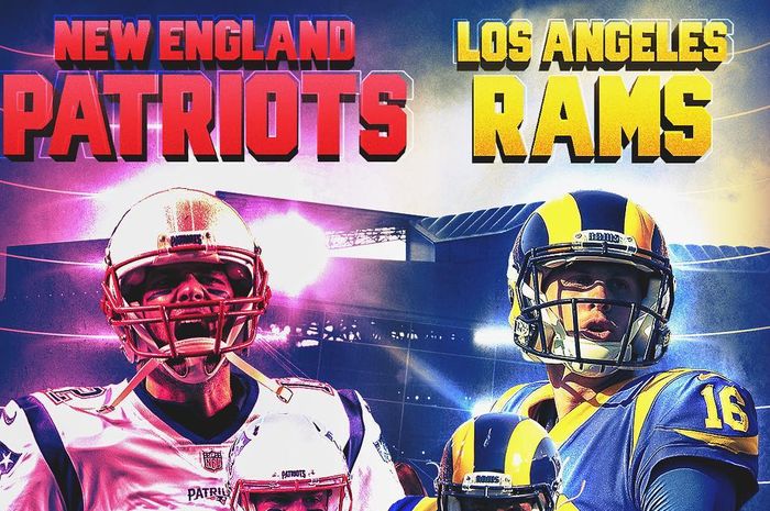 Laga Super Bowl 2019 antara New England Patriots kontra Los Angeles Rams menyedot perhatian seluruh warga Amerika Serikat.