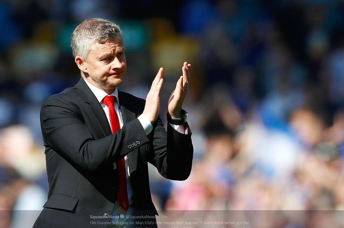 Pelatih Manchester United, Ole Gunnar Solskjaer.