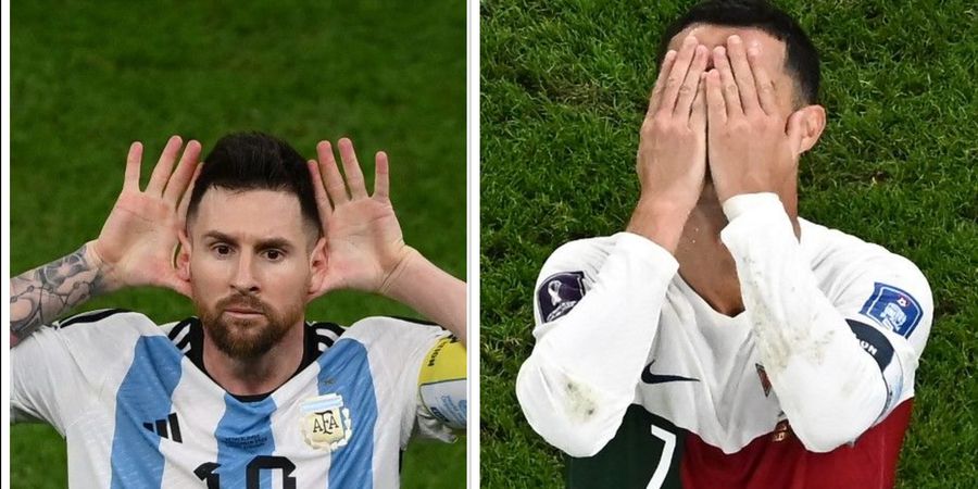 Messi dan Ronaldo Beda Nasib di Piala Dunia 2022:  La Pulga 2 Langkah Lagi Jadi Manusia Paripurna, Karier CR7 Berakhir Tanpa Trofi Piala Dunia