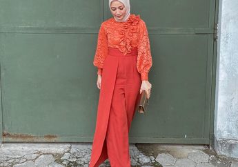 5 Ide Outfit Kondangan Hijab Anti Ribet dengan Celana. Tetap Elegan!