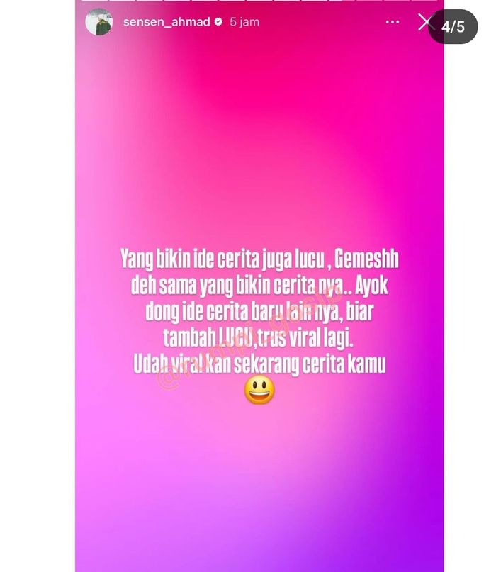 Unggahan Sensen Ahmad