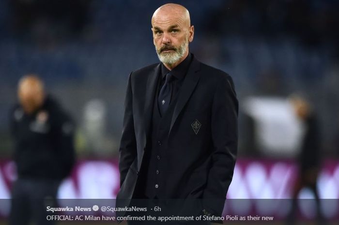 Stefano Pioli, pelatih AC Milan.