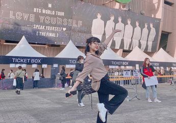 Ghea Indrawari Nonton Konser BTS di Korea, Rela Beku Kedinginan!