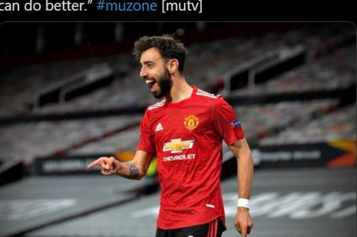 Pemain Manchester United, Bruno Fernandes.