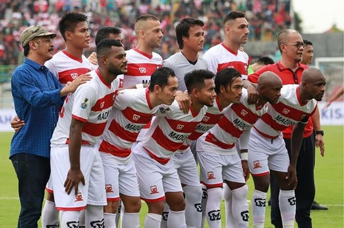 Skuat Madura United pada musim 2019.