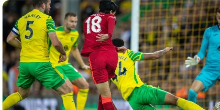 Anfield Belum Bertuah, Takumi Minamino Ulangi Sejarah 118 Tahun Usai Cetak Brace ke Gawang Norwich