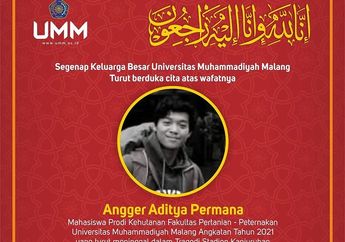 Angger Aditya Permana, Sosok Mahasiswa UMM Yang Jadi Korban Tragedi Stadion Kanjuruhan