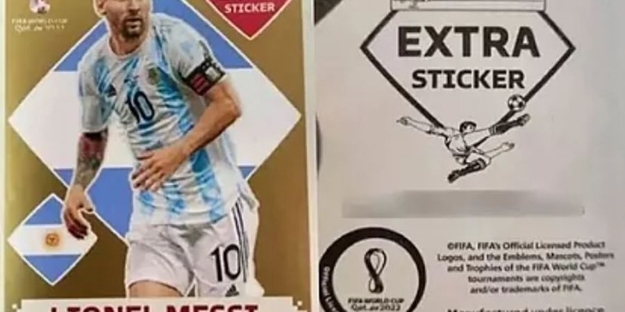 PIALA DUNIA - Stiker Langka Edisi Messi Dihargai Hampir 8 Juta