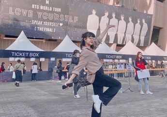 Ghea Indrawari Posting Mirror Selfie, 'Keberadaan' Jin 'BTS' Bikin Salah Fokus!